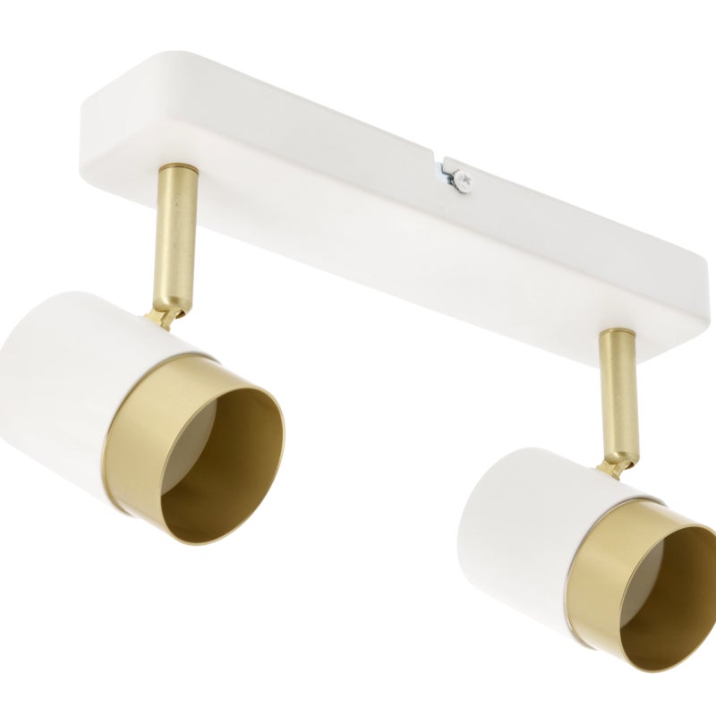 Oprawa sufitowa ORIO, GU10, max. 50W*2, AC220-240V, IP20, aluminium, 116x56x115 mm, okrągła, biały - GTV LIGHTING