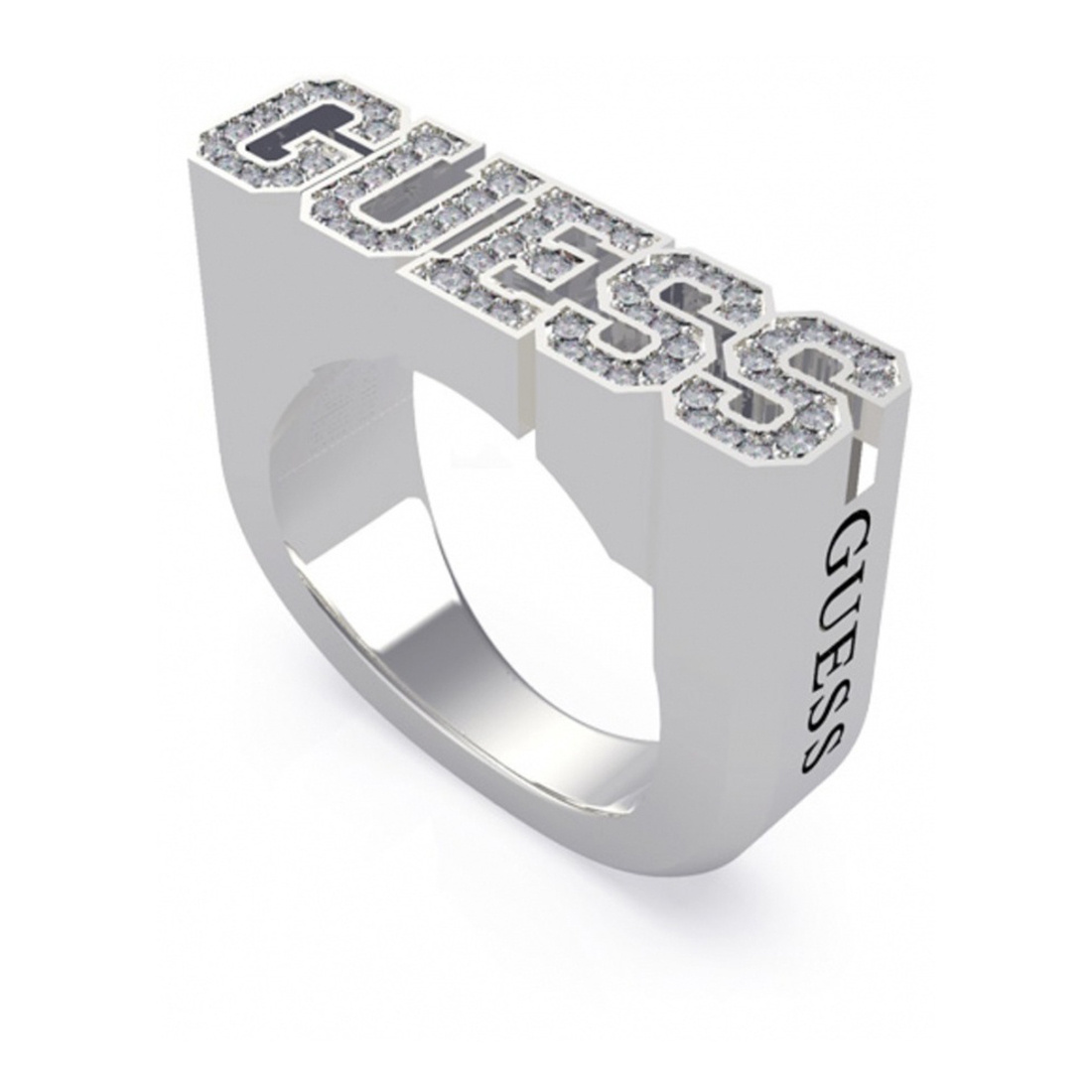 Biżuteria GUESS UBR20018-52. Pierścionek, Kolor szary. Kobieta.