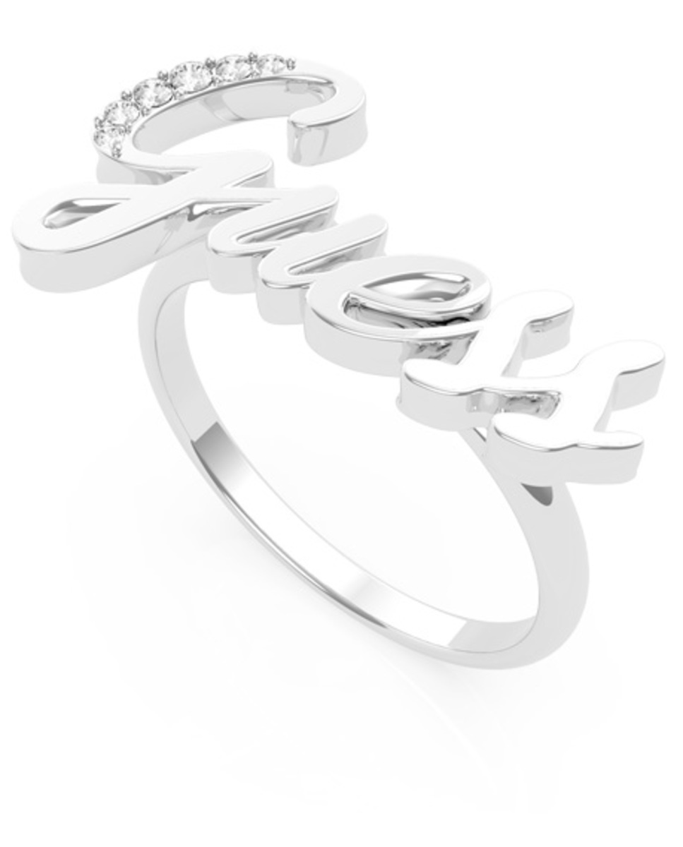 Biżuteria GUESS UBR70019-54. Pierścionek, Kolor srebrny. Kobieta.