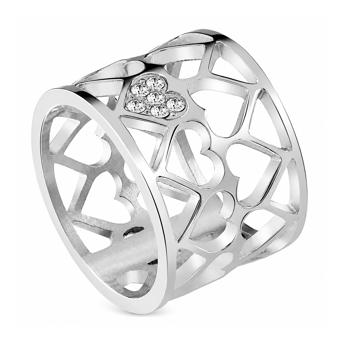 Biżuteria GUESS UBR85006-52. Pierścionek, Kolor szary. Kobieta.