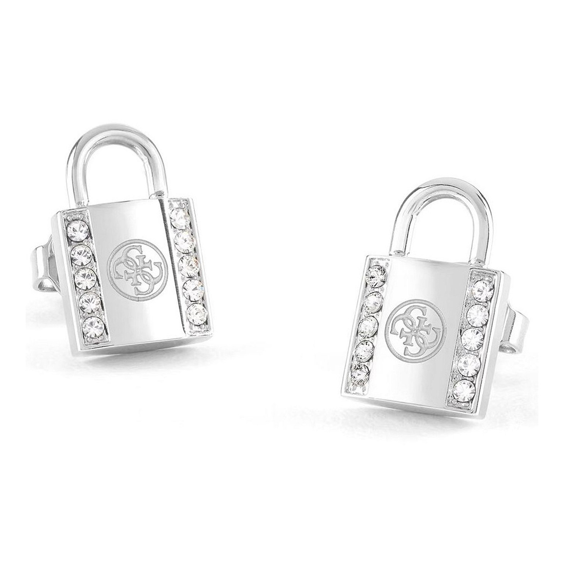 Biżuteria GUESS JUBE01096JWRH. Kolczyki, Kolor szary. Kobieta.