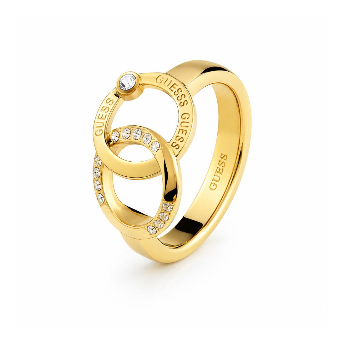 Biżuteria GUESS JUBR02196JWYG. Pierścionek, Kolor złoty. Kobieta.