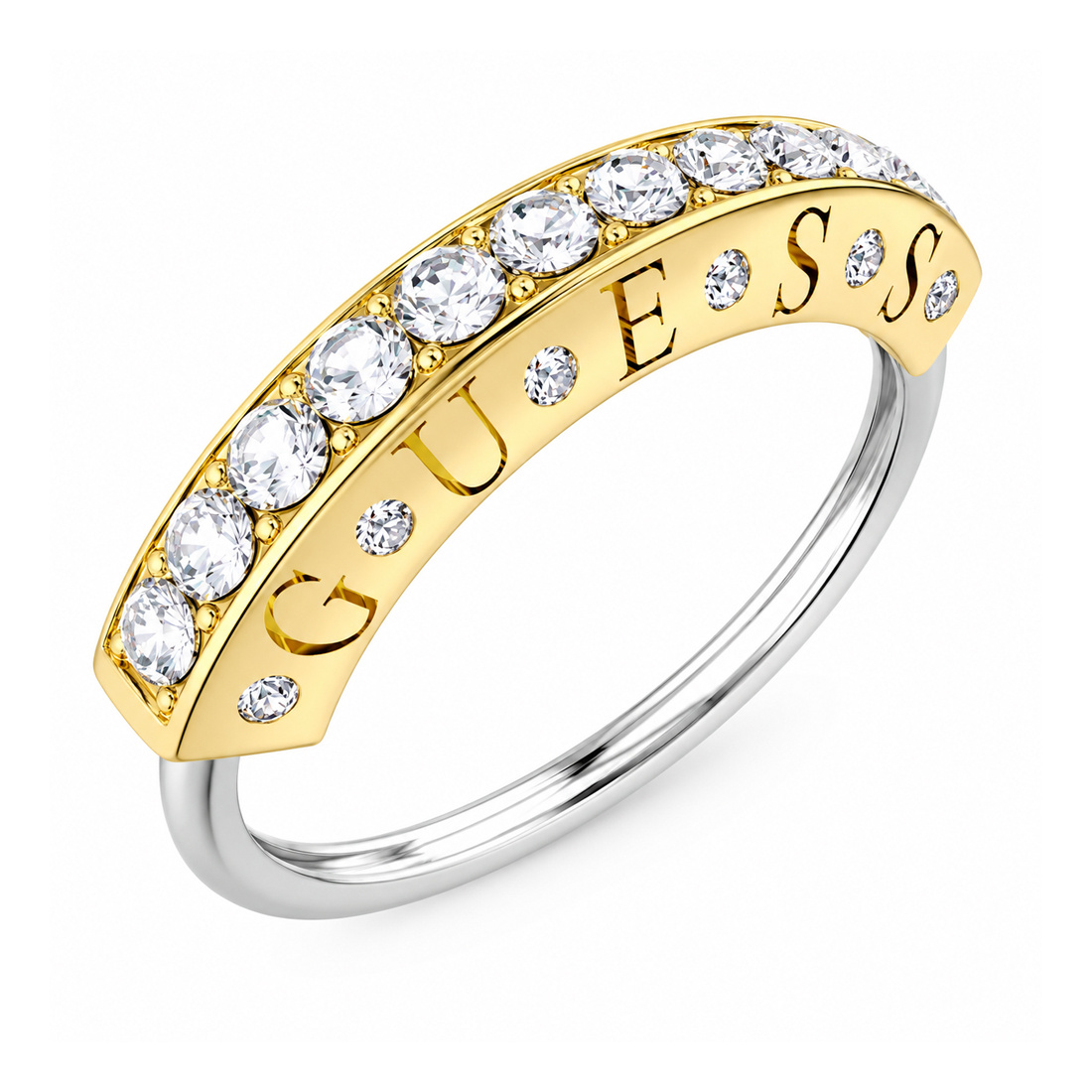 Biżuteria GUESS JUBR03254JWYG. Pierścionek, Kolor złoty. Kobieta.