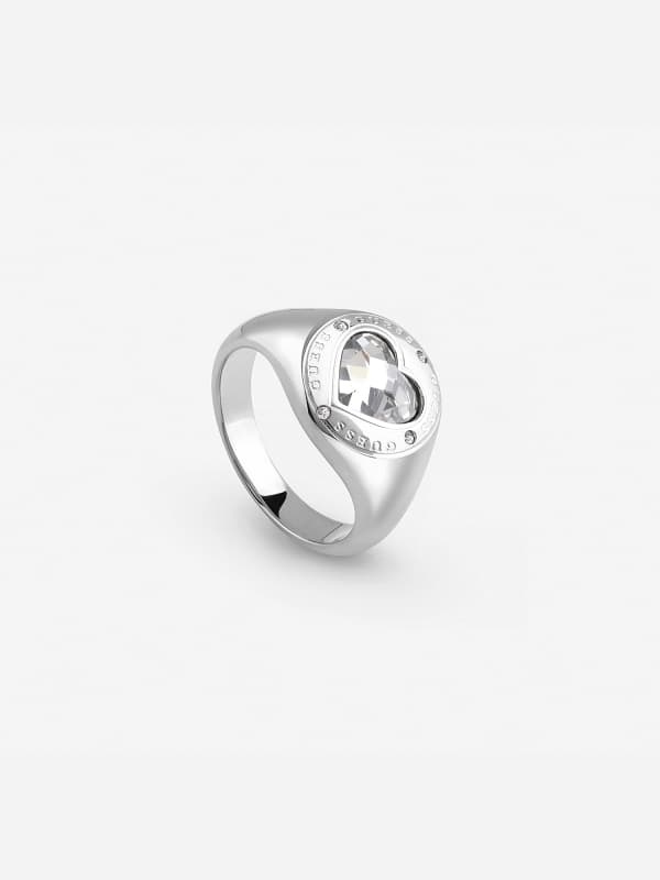 Biżuteria GUESS JUBR03352JWR. Pierścionek, Kolor szary. Kobieta.