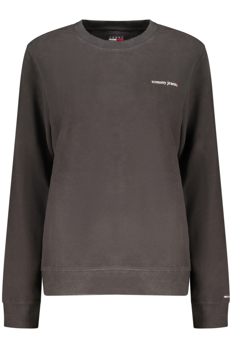 TOMMY HILFIGER CZARNA BLUZA DAMSKA Z ROZPINANYM NA ZAMEK