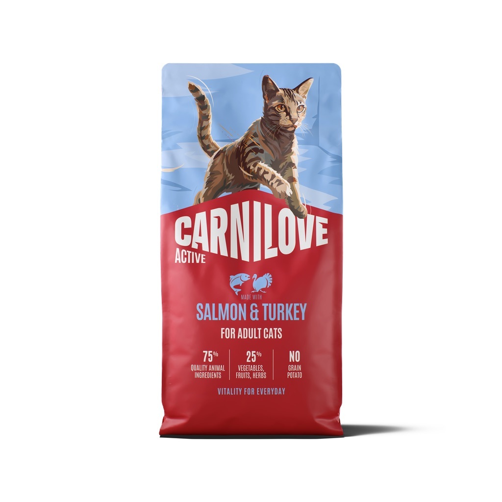 CARNILOVE Active Cat Salmon and Turkey Adult 6 kg łosoś i indyk, dla wszystkich kotów dorosłych