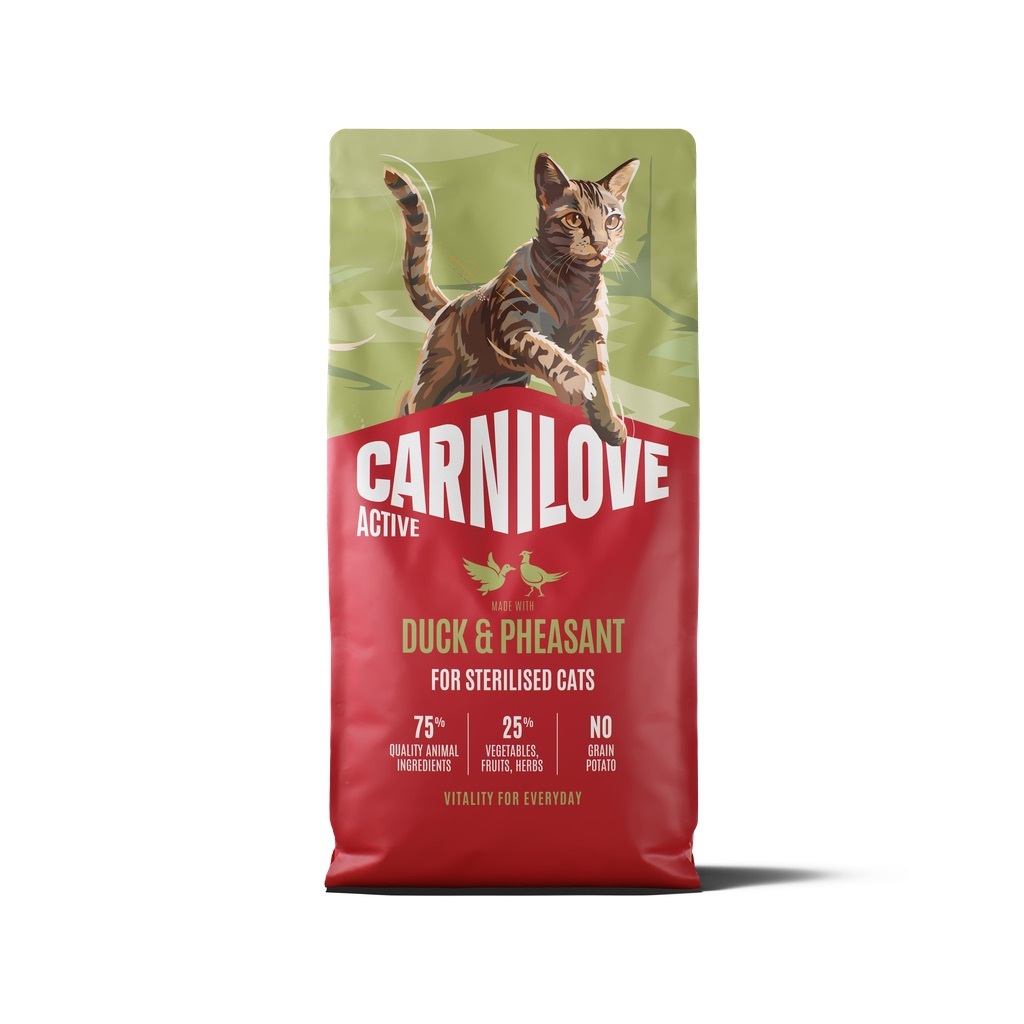 CARNILOVE Active Cat Duck and Pheasant Sterilised 6 kg kaczka i bażant, dla kotów sterylizowanych