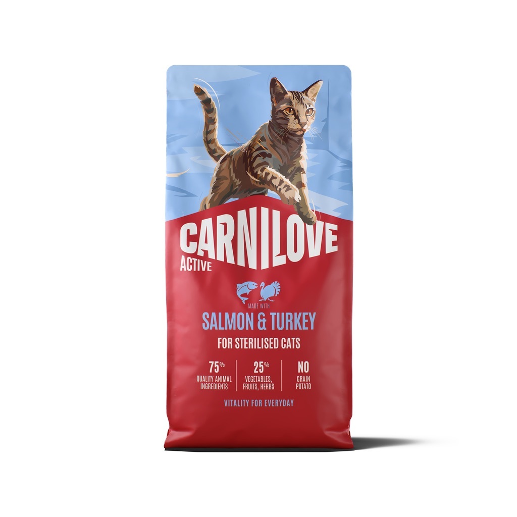 CARNILOVE Active Cat Salmon and Turkey Sterilised 6 kg łosoś i indyk, dla kotów sterylizowanych
