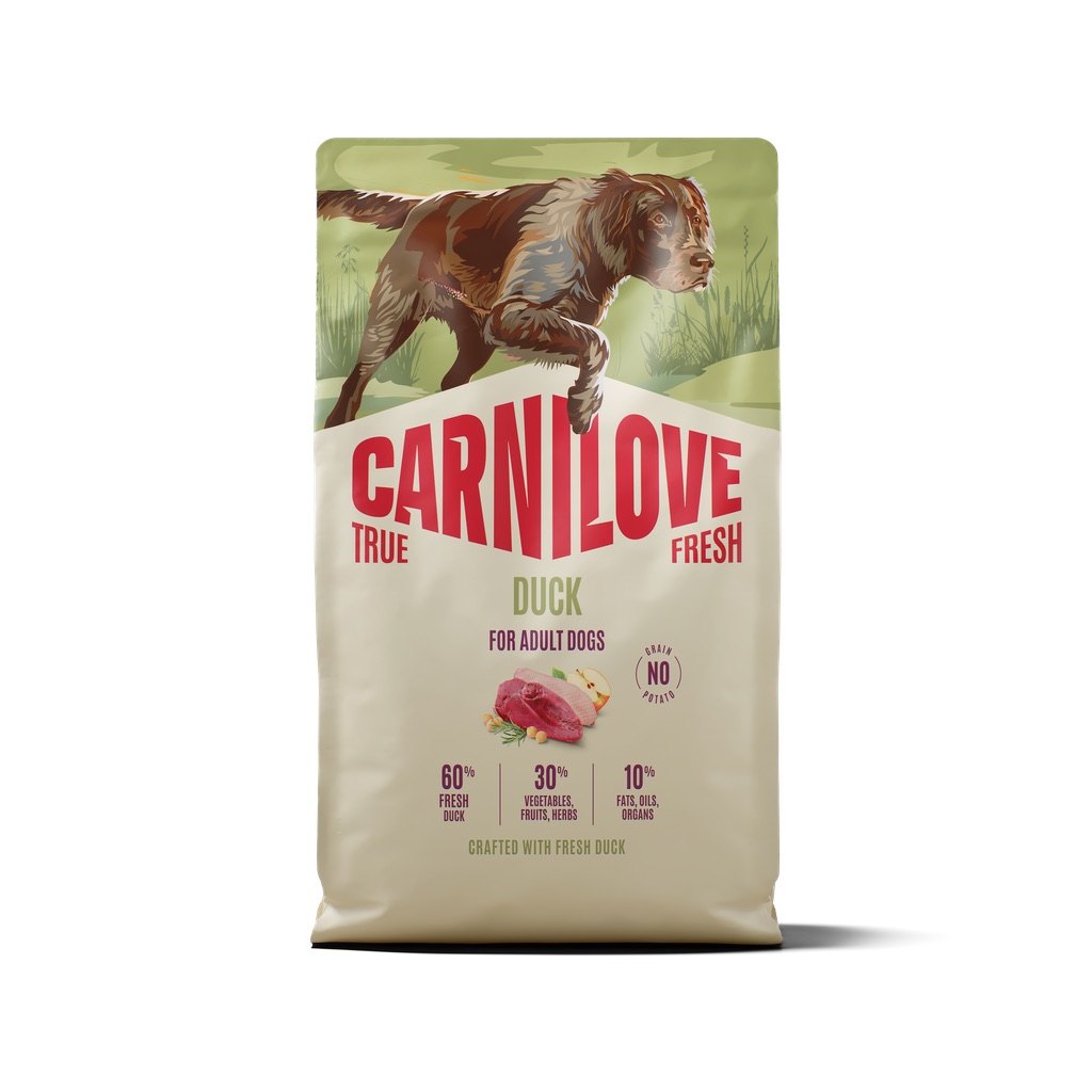 CARNILOVE True Fresh Dog Duck Adult 12 kg sucha karma ze świeżą kaczką dla dorosłych psów