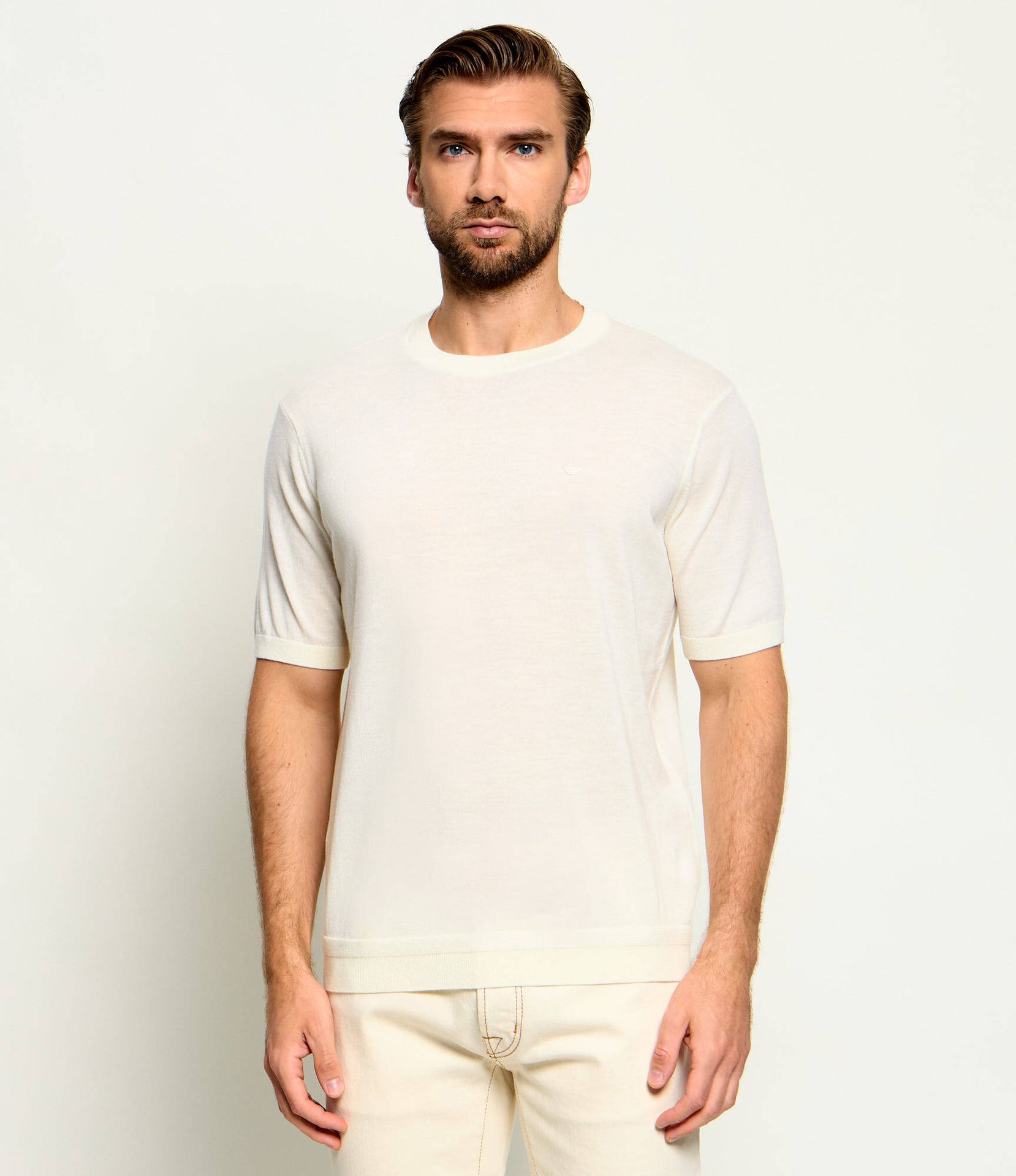 Emporio Armani Wełniany sweter Regular Fit