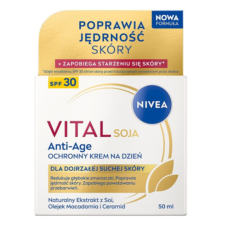 NIVEA Vital Soya Anti-Age krem do twarzy SPF30 50ml