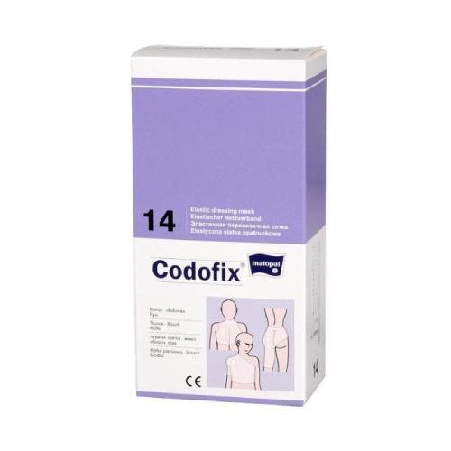 Matopat Codofix 14 Elastyczna siatka opatrunkowa na klatkę piersiową, biodra, brzuch 14 cm x 1 m, 1 szt.