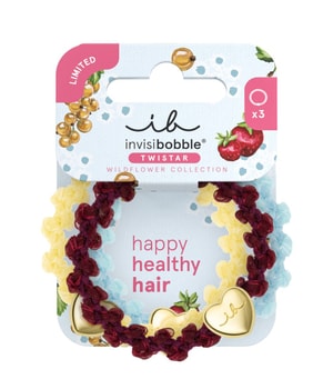 Invisibobble TWISTAR Wildflower Cherry Twist 3pc Gumka do włosów 1 szt.