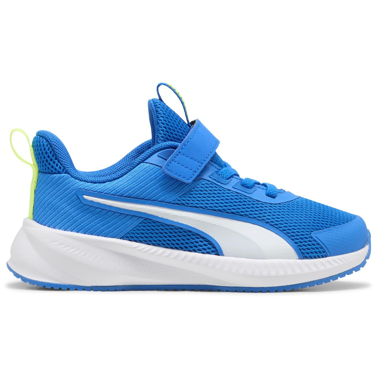 Buty dziecięce Puma Flyer 4 AC+ PS Racing Blue-Lime Squeeze- Rozmiar butów (UE): 32,5 / Kolor: niebieski
