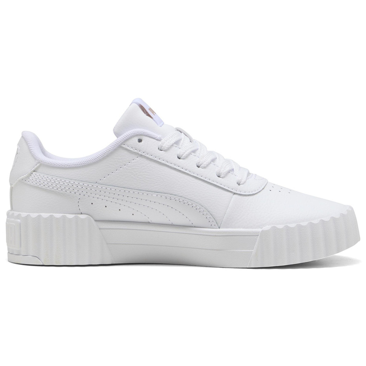 Buty dziecięce Puma Carina 3.0 Jr White-Gold Rozmiar butów (UE): 38,5 / Kolor: biały