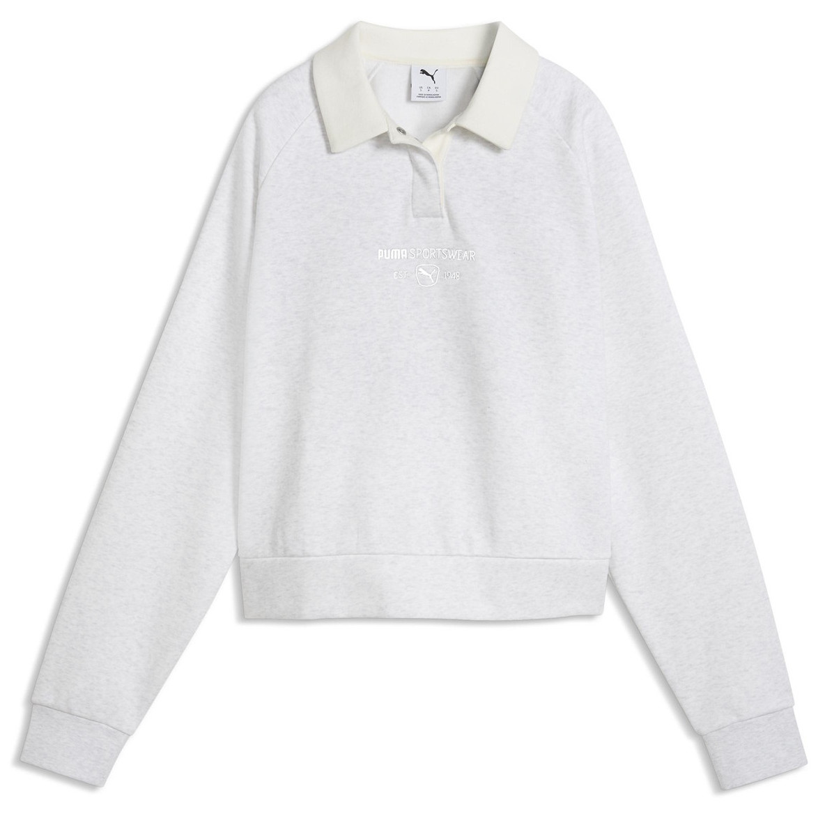 Bluza damska Puma CLASS Relaxed Longsleeve Polo FL Rozmiar: L / Kolor: biały