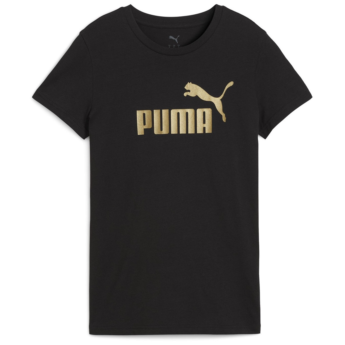 Koszulka damska Puma ESS NO. 1 LOGO Metallic Tee Rozmiar: M / Kolor: czarny