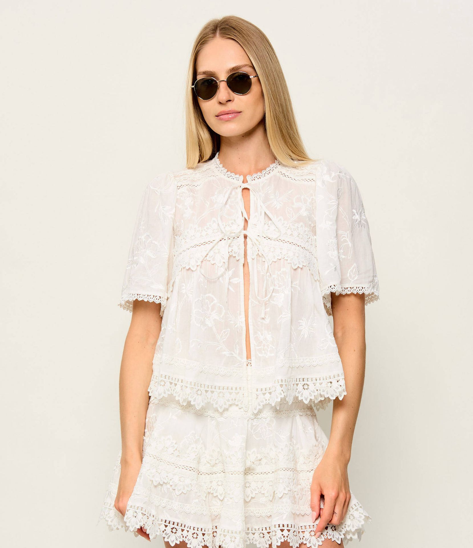 AllSaints Bluzka Lillith Regular Fit