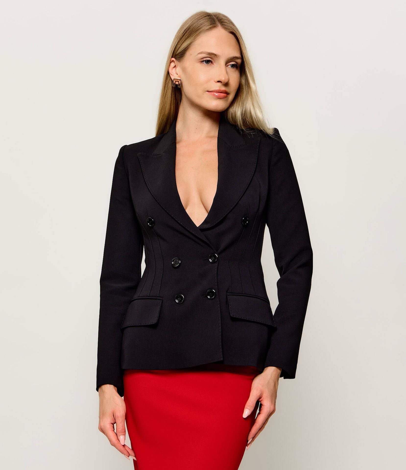 Elisabetta Franchi Marynarka Slim Fit