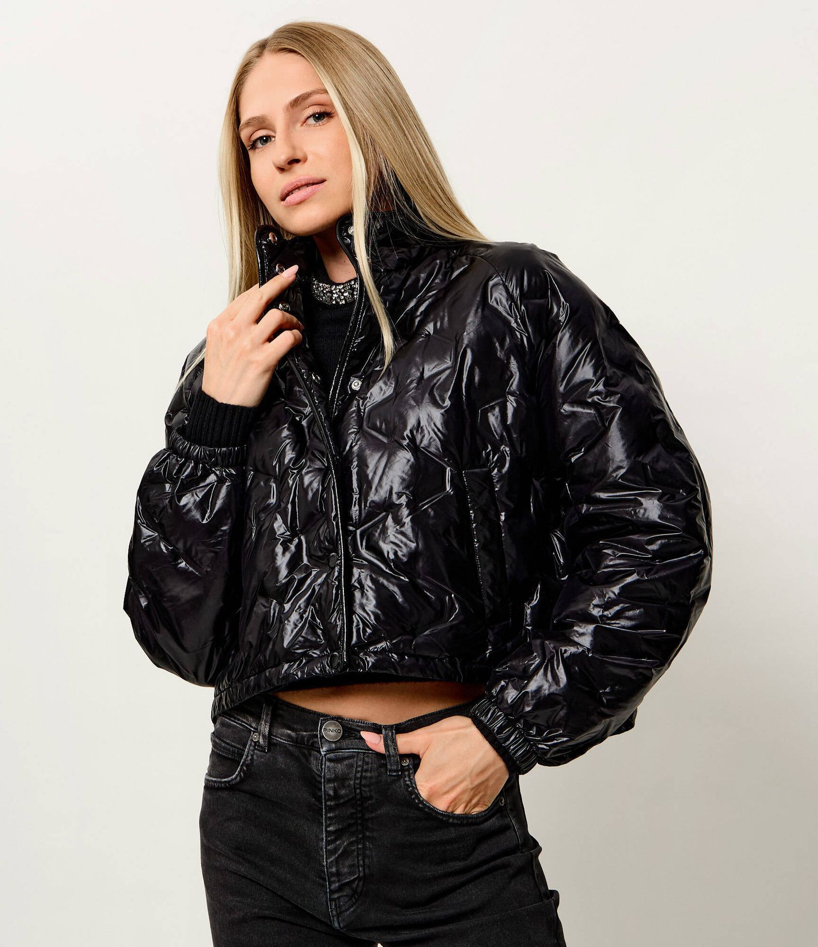 Pinko Kurtka Diantha Cropped Fit