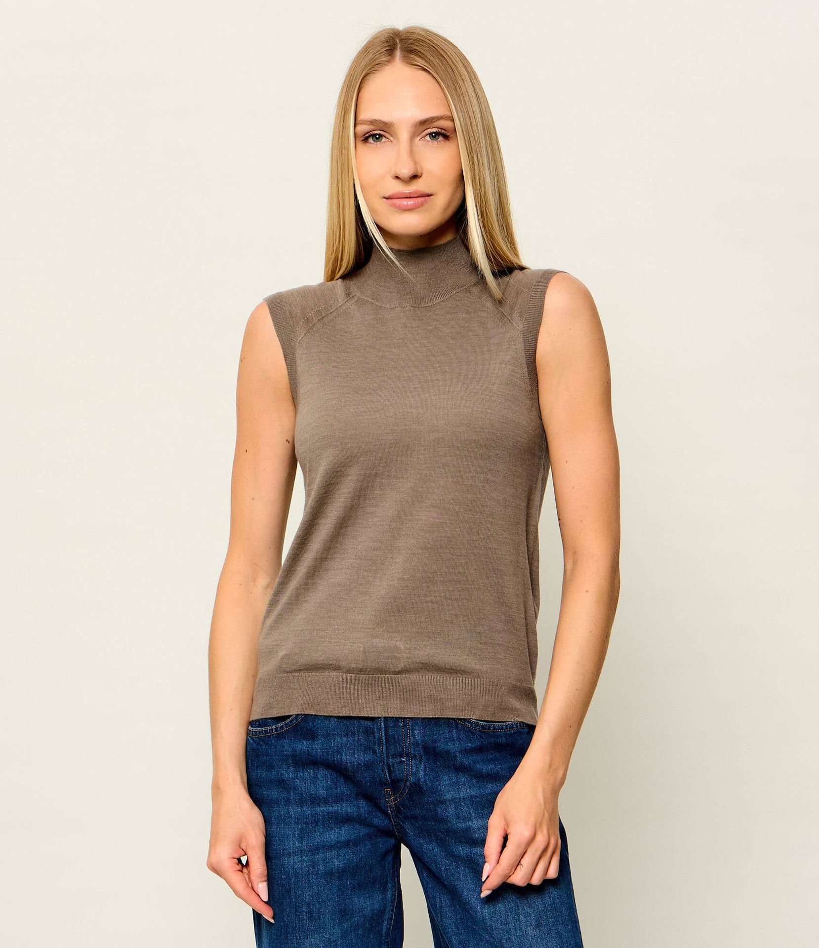 BOSS BLACK Wełniany golf Leisure Fipini Regular Fit