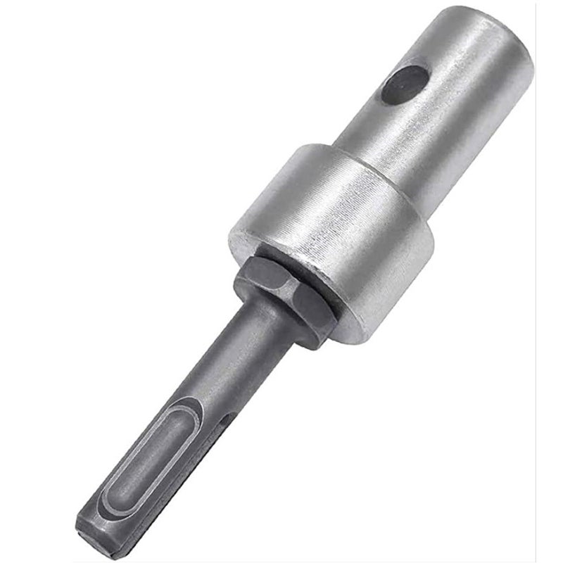 Adapter świdra do wiertarki elektrycznej, długość 10,4 cm, uchwyt wiertarski bezkluczykowy, trzonek okrągły do wkrętarki udarowej