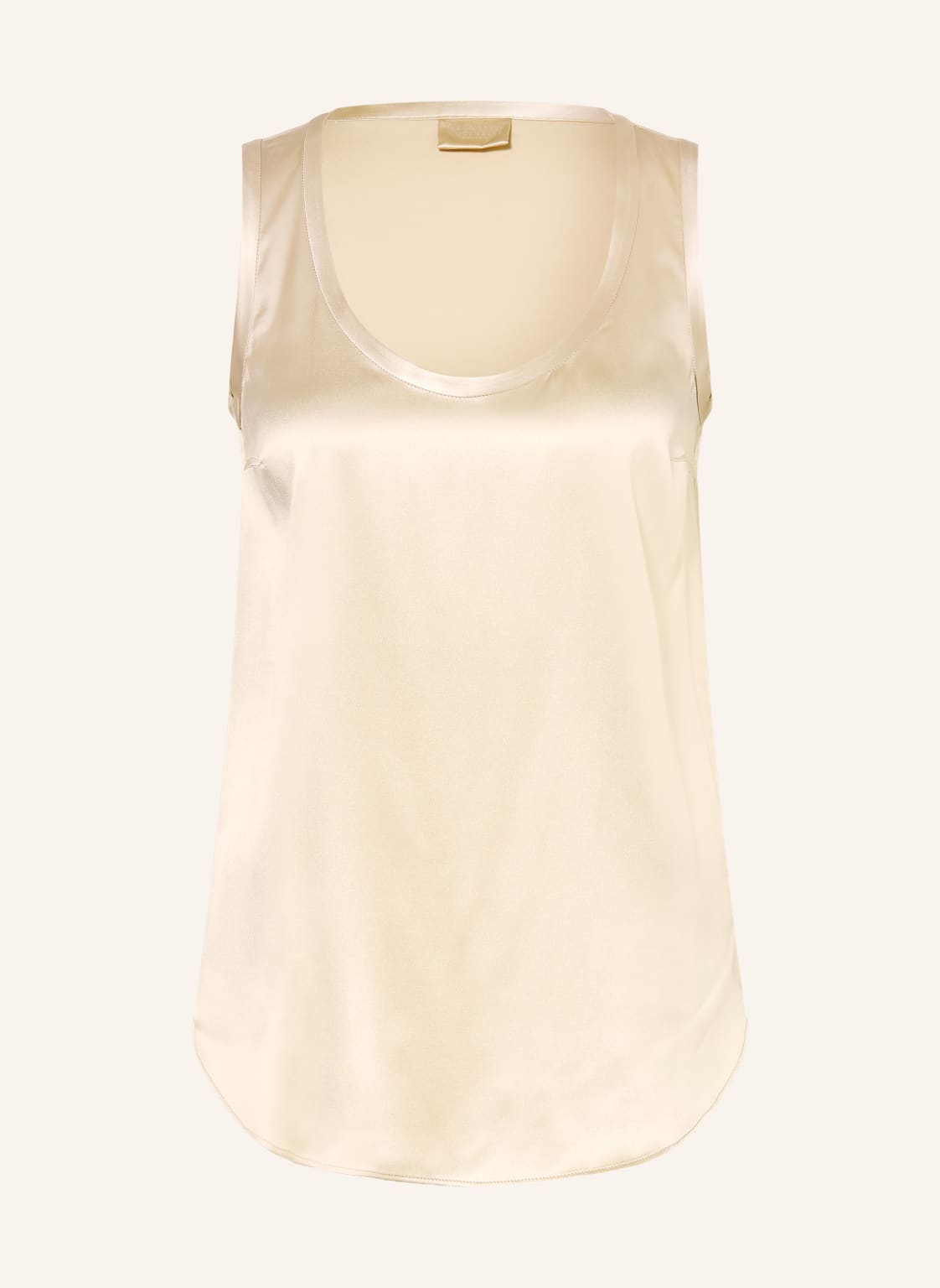 Brunello Cucinelli Top Z Jedwabiu braun