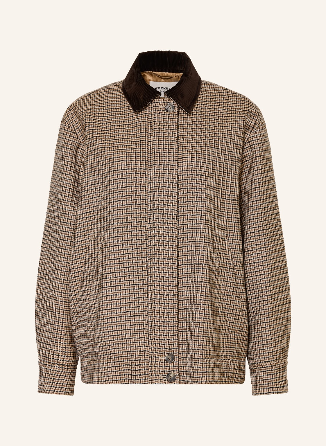 Weekend Max Mara Bomberka Typu Oversize Festa braun