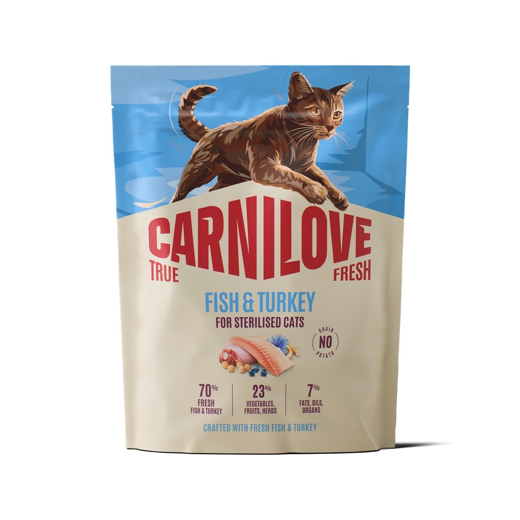 CARNILOVE True Fresh Cat Fish and Turkey Sterilised 400 g ryba i indyk, dla kotów po sterylizacji