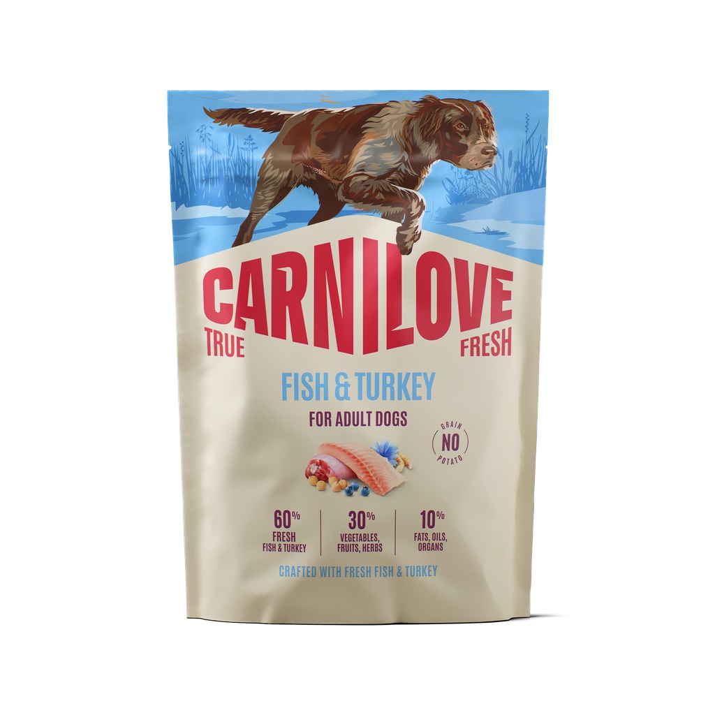 CARNILOVE True Fresh Dog Fish and Turkey Adult 1,5 kg sucha karma świeża ryba i indyk dla dorosłych psów