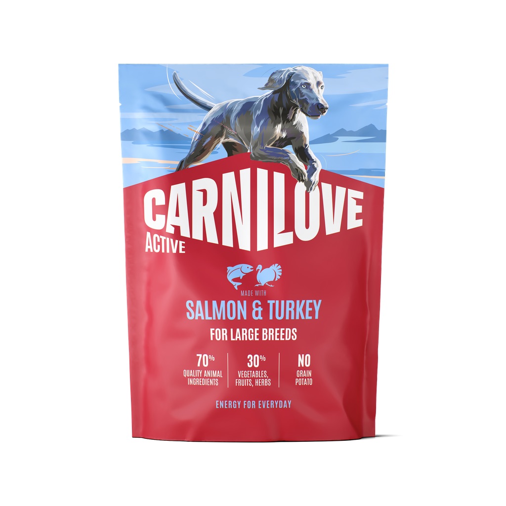 CARNILOVE Active Dog Salmon & Turkey Adult Large Breeds 1,5 kg łosoś i indyk, dla dorosłych psów dużych ras