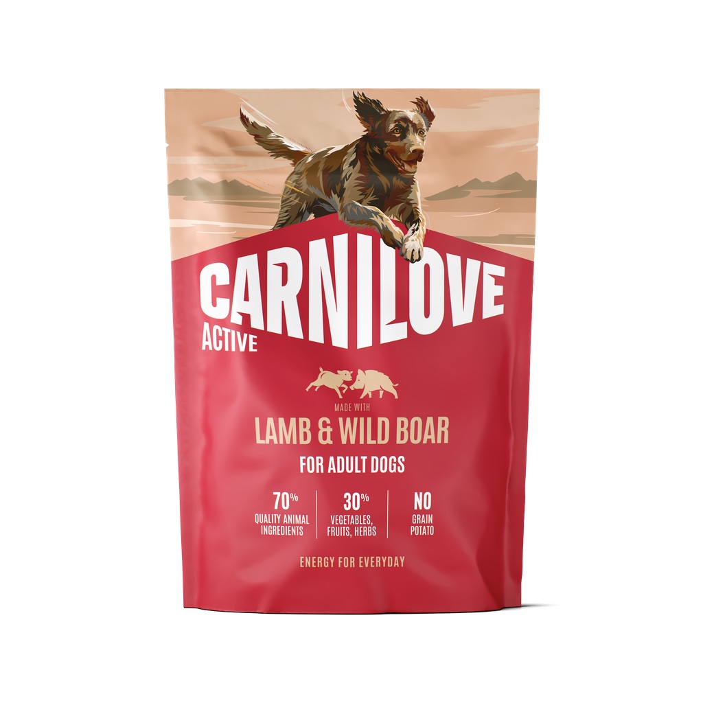 CARNILOVE Active Dog Lamb and Wild Boar Adult 1,5 kg jagnięcina i dzik, dla dorosłych psów