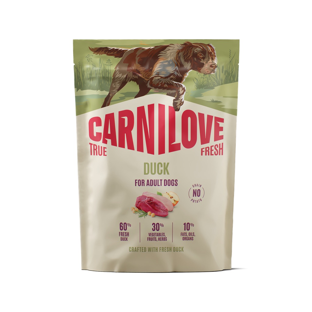 CARNILOVE True Fresh Dog Duck Adult 1,5 kg sucha karma ze świeżą kaczką dla dorosłych psów