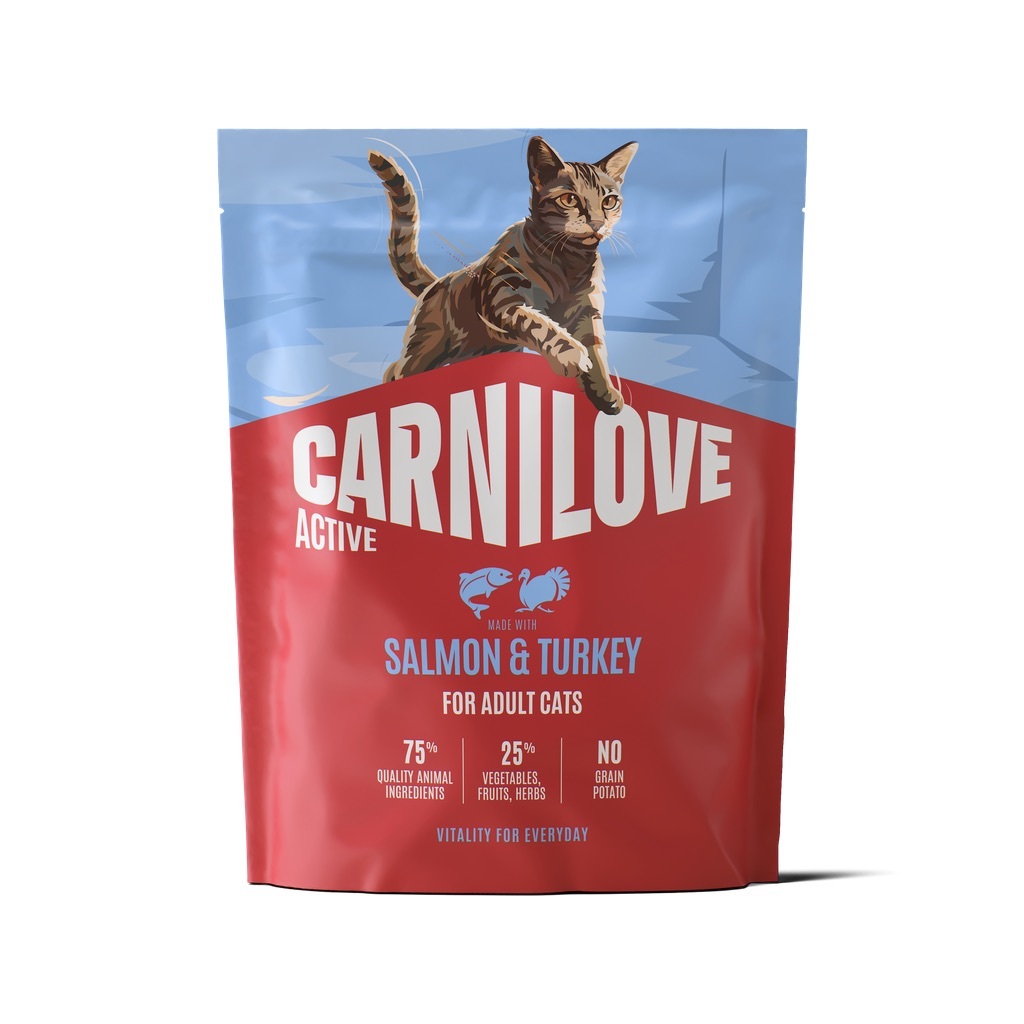 CARNILOVE Active Cat Salmon and Turkey Adult 400 g łosoś i indyk, dla wszystkich kotów dorosłych