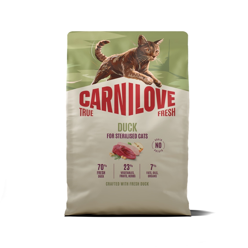 CARNILOVE True Fresh Cat Duck Sterilised 2 kg kaczka, dla kotów po sterylizacji