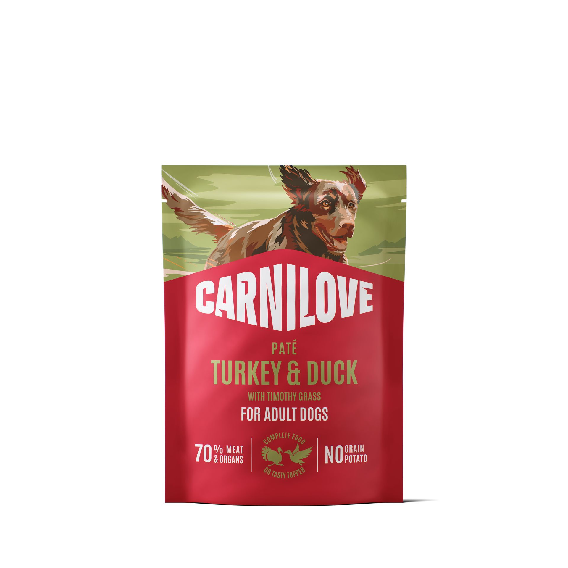 CARNILOVE Dog Pouch Turkey and Duck 300g karma mokra indyk i kaczka dla dorosłych psów