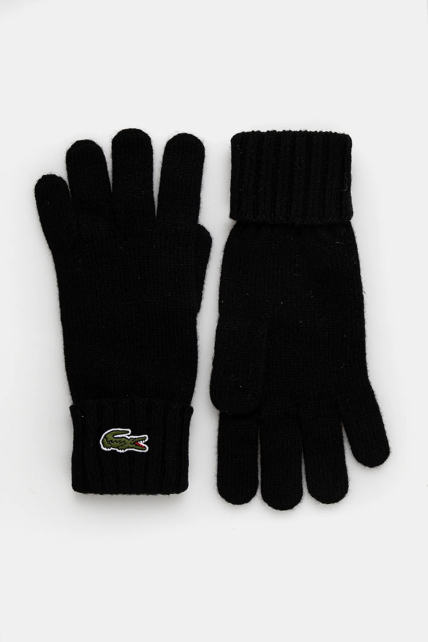 Lacoste rękawiczki wełniane