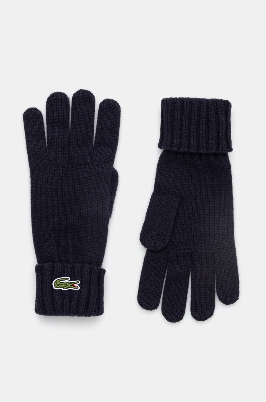 Lacoste rękawiczki wełniane