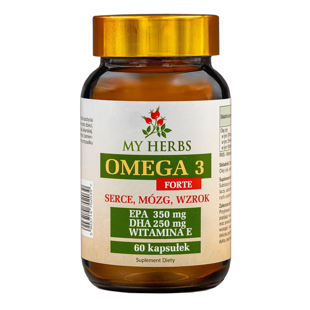 Omega 3 Forte EPA/DHA Witamina E 60 kapsułek