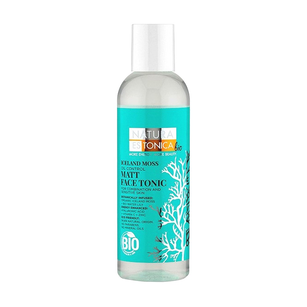 Natura Estonica Iceland Moss, tonik matujący, Islandzki Mech, cera mieszana i wrażliwa, 200 ml