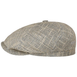 Kaszkiet Sustainable Linen Mix 6 Panel by Stetson, kremowobiały, L (58-59 cm)