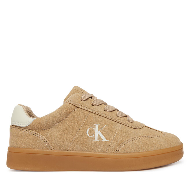Sneakersy Calvin Klein V3X9-83453-0318 S Brązowy