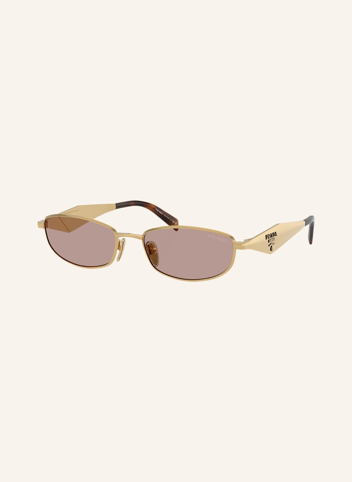 Prada Okulary Przeciwsłoneczne Pr d51s gold