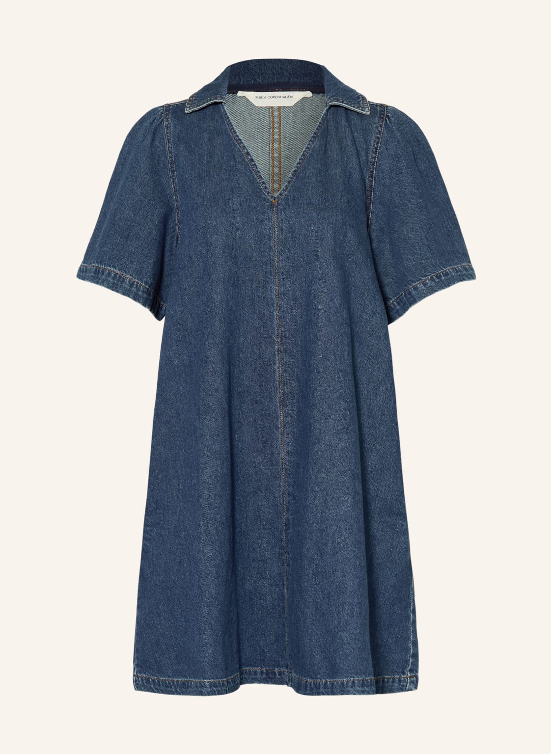 Msch Copenhagen Sukienka Jeansowa Mschmanna Alena blau