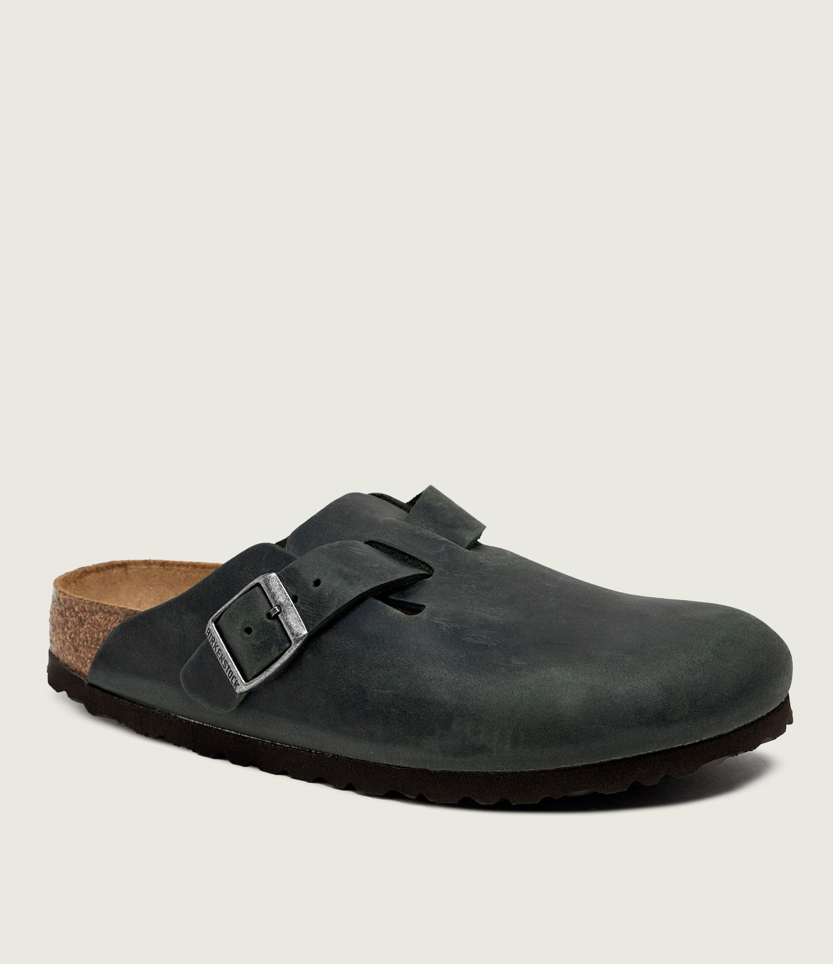 Birkenstock Skórzane mule Boston BS narrow fit