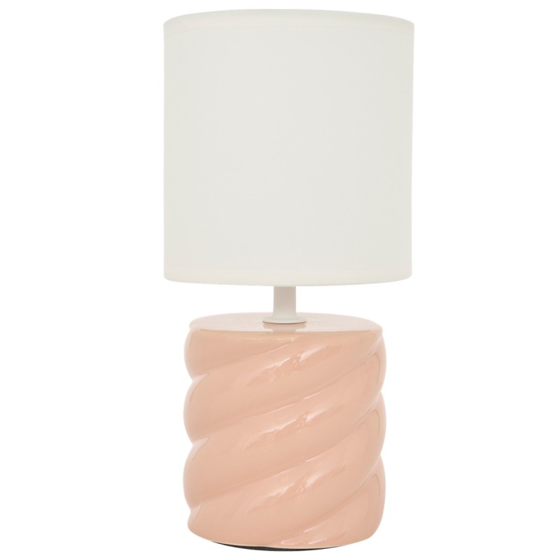 Lampka nocna Noly 27 cm brzoskwiniowa