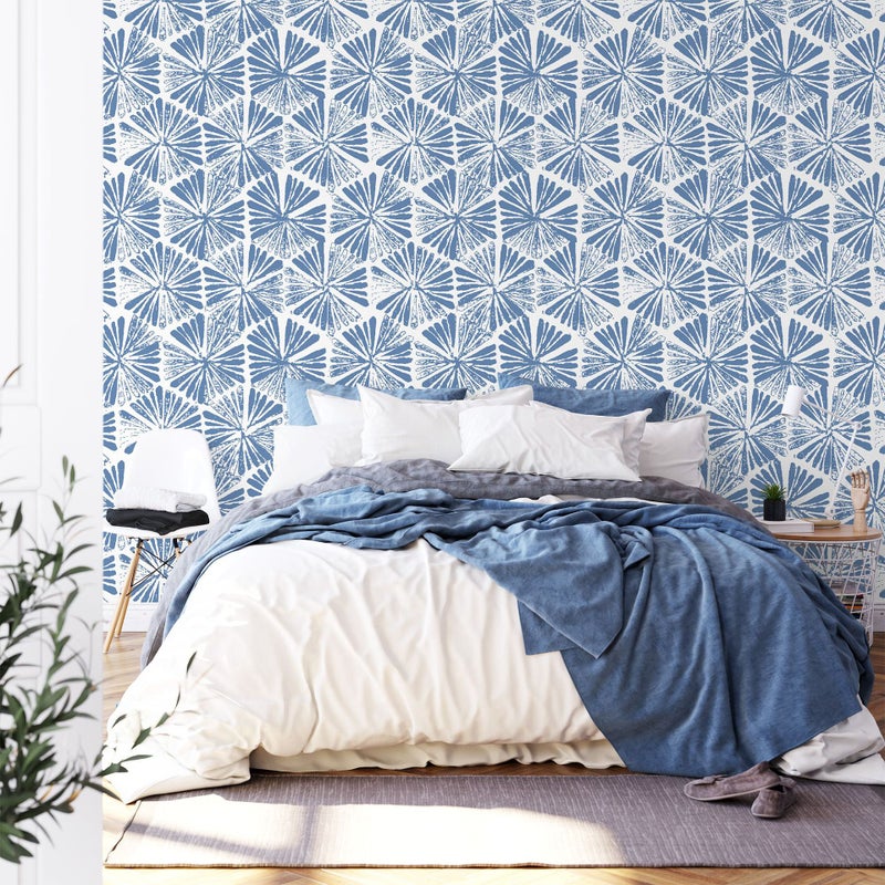 Tapeta samoprzylepna z geometrycznymi wzorami - 44 cm x 3 m - Rolka winylowa - Tapeta dekoracyjna - Szybka i łatwa aplikacja