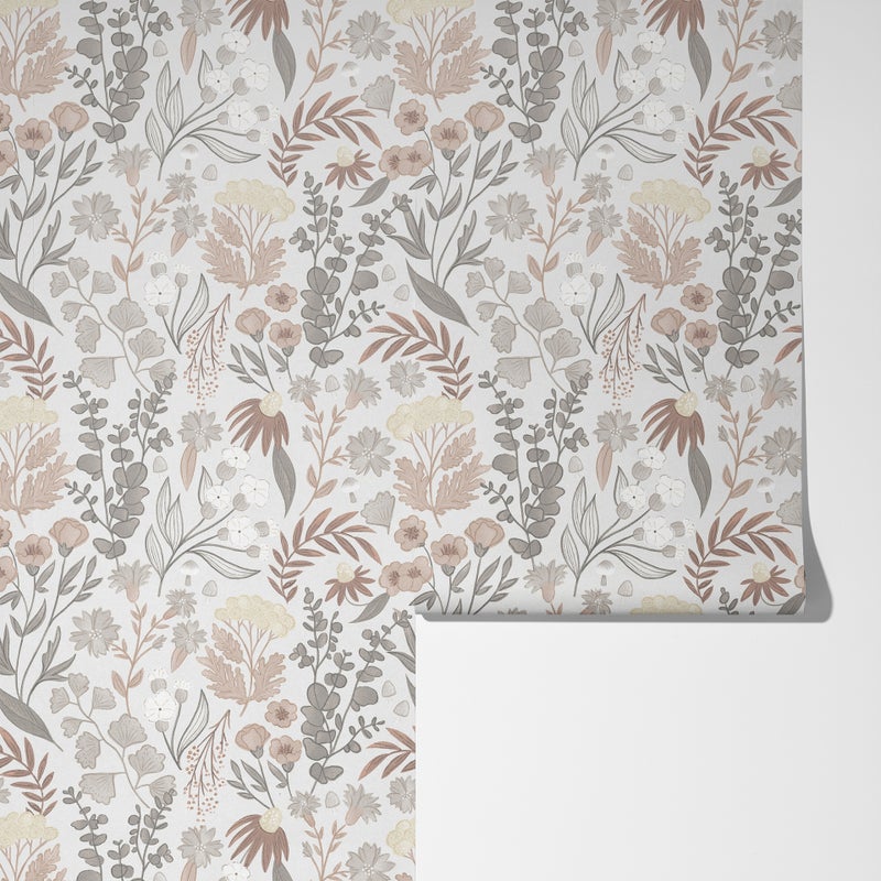 Tapeta samoprzylepna - 45 x 300 cm - Tapeta dekoracyjna kwiatowa - Winyl - Folia dekoracyjna usuwalna