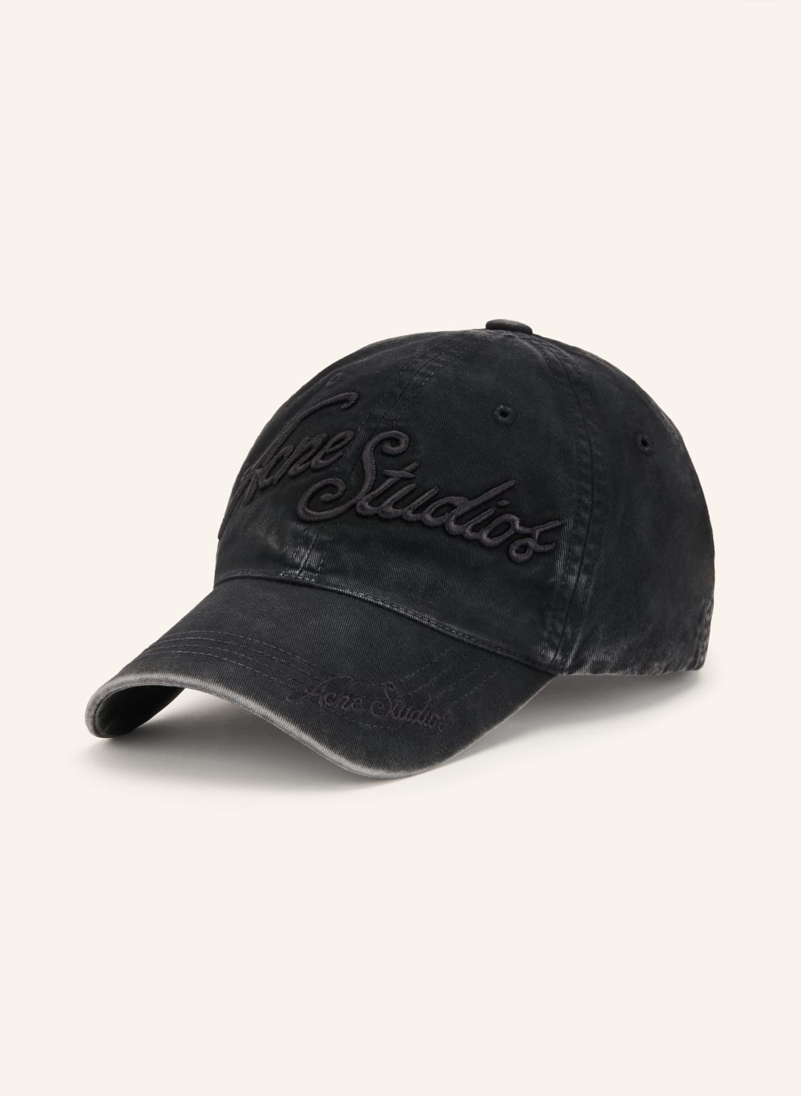 Acne Studios Czapka Z Daszkiem schwarz