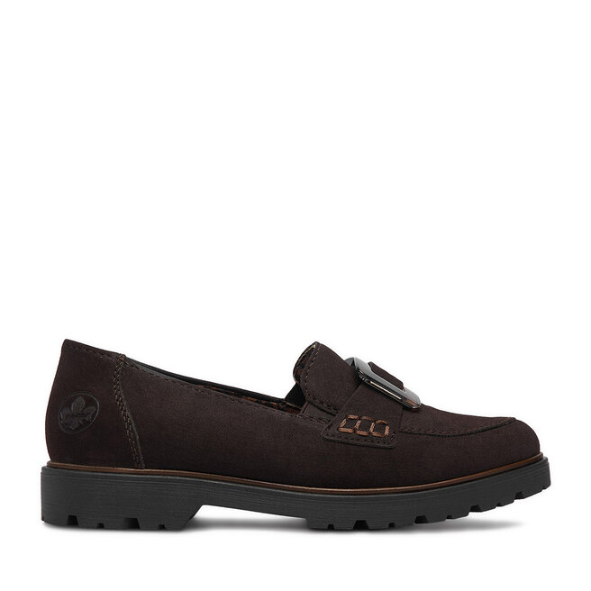 Loafersy Rieker CEO-45553-25 Brązowy ciemny